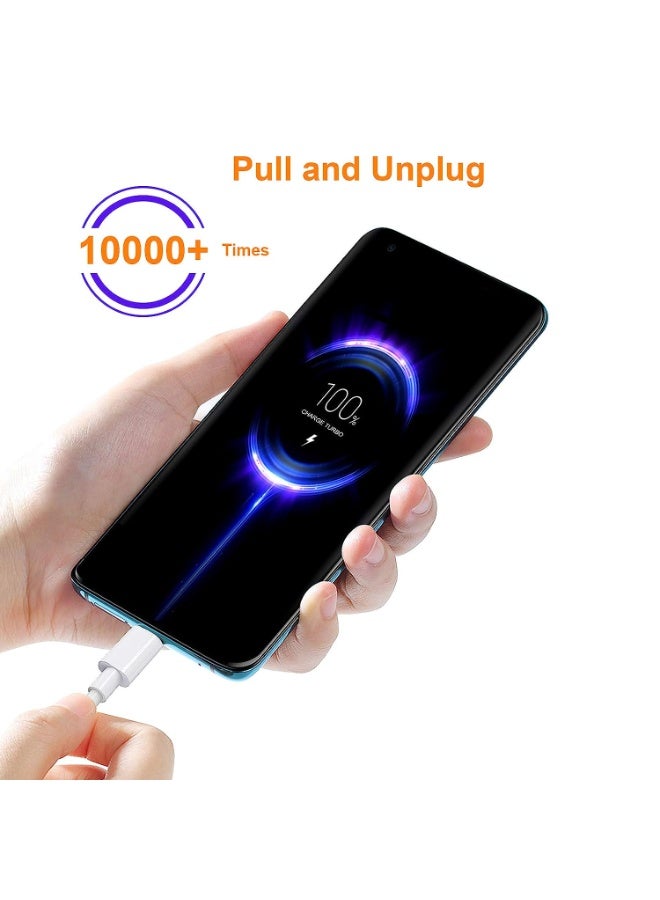 2Packs USB C Charger Cable 1M for Xiaomi 15/14/13, Fast Charger Cable 120W 3A, 67W Turbo Charging Cable Type C Cable for Redmi Note 15 14 13 12 Pro 11 10 Pro POCO X7/X6/X6 Pro/ M6/M5 and Xiaomi Mi 15/14/14T/14 Ultra/13 Pro/13/12T Pro/12/Redmi K90/K80/K70/K60/K50 - Image 4